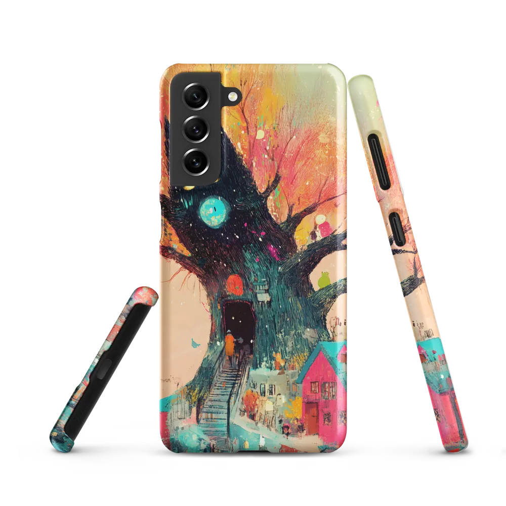 Whispers of the Enchanted Tree | Phone Case |  S21 | Snap Case | Matte