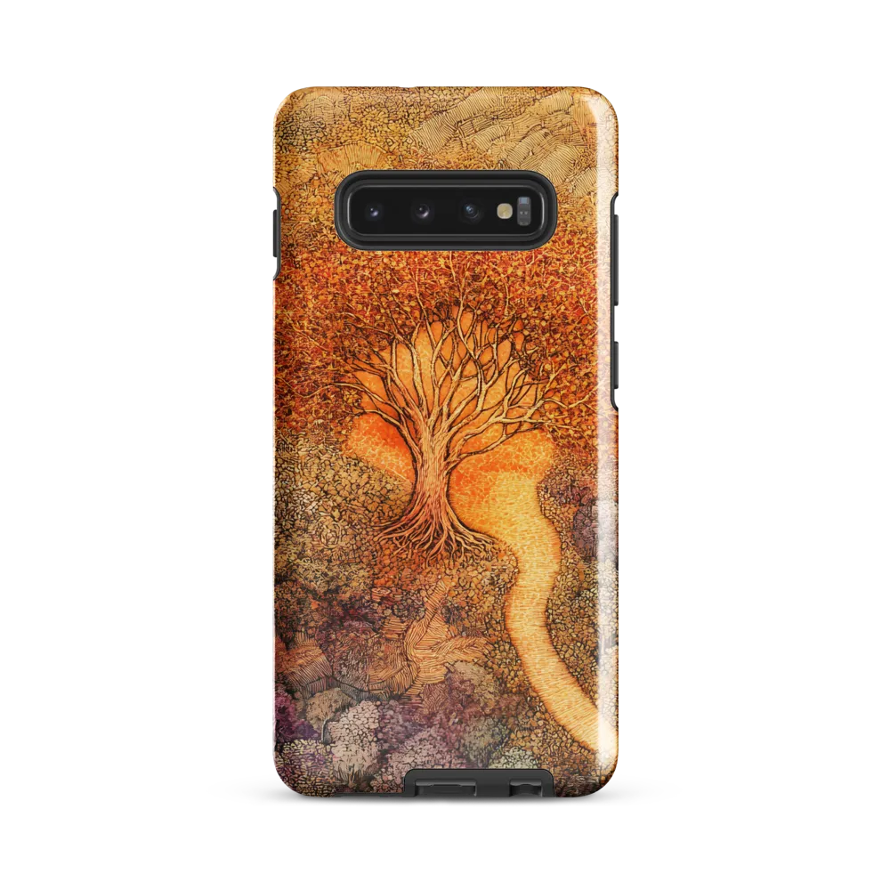 Pathway of Autumn Splendor | Phone Case |  S10 Plus | Tough Case | Glossy