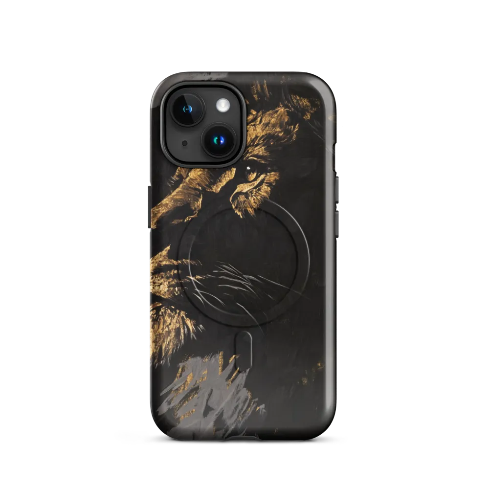 Majestic Gaze: The Golden Lion