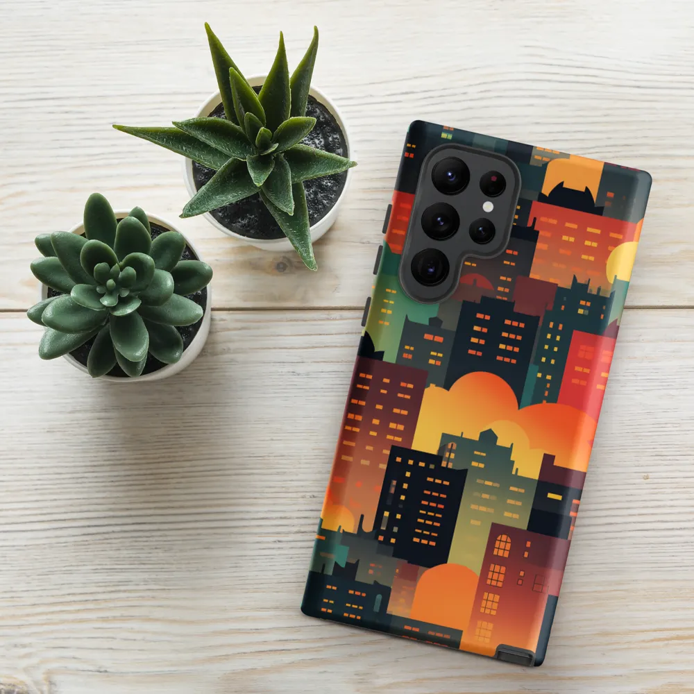 Twilight in the Concrete Jungle | Phone Case |  S22 Ultra | Tough Case | Matte