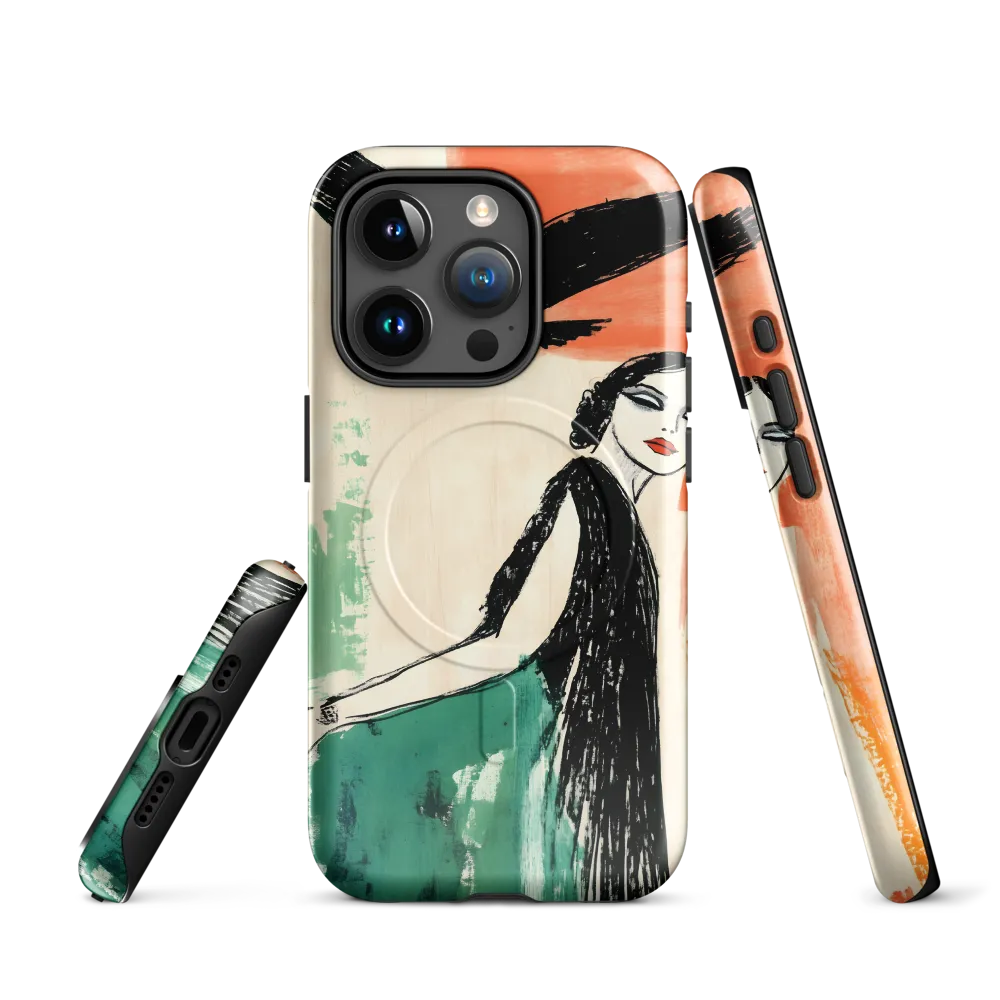 Elegance in Flight | Phone Case |  15 Pro | MagSafe® Tough Case | Glossy