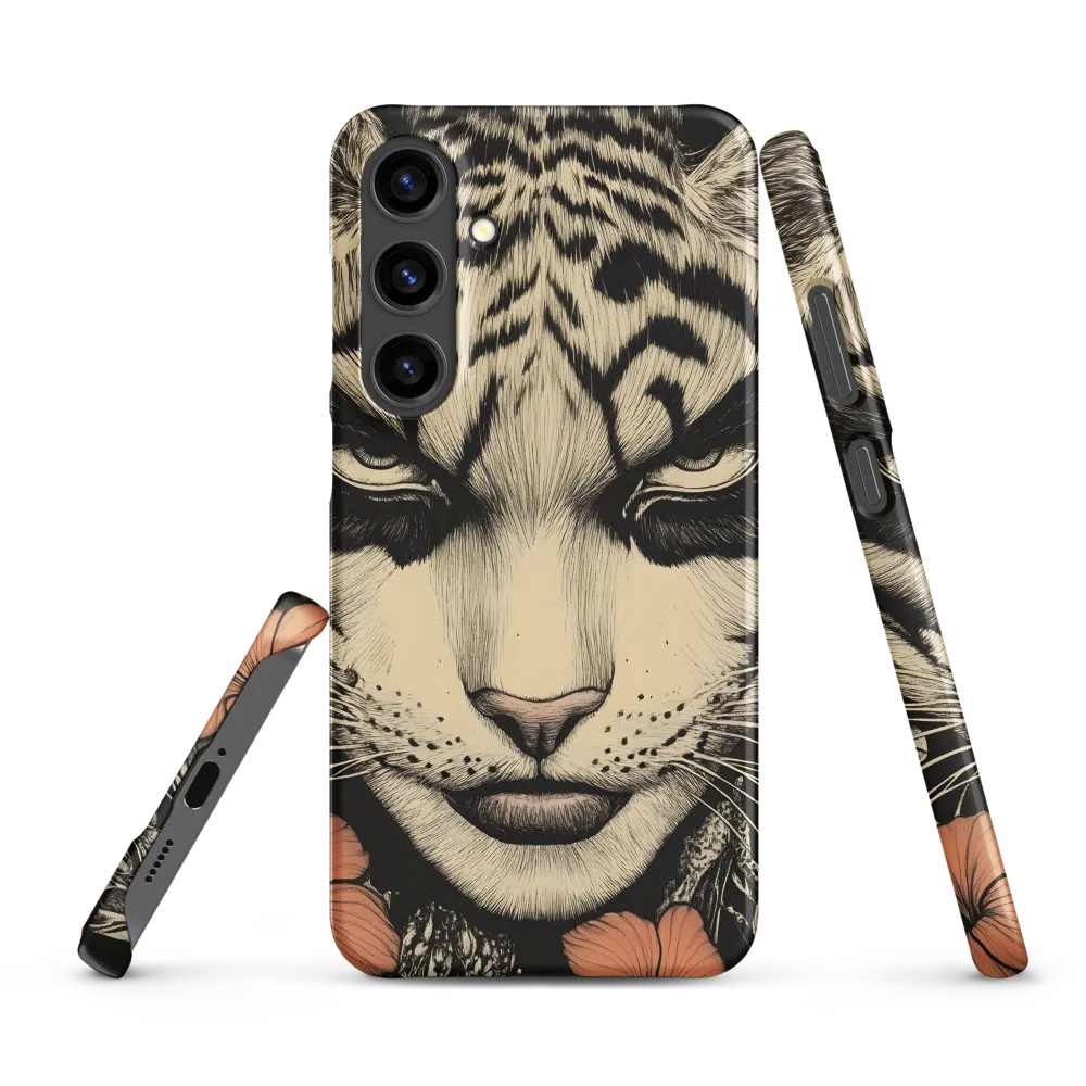 Feline Majesty: The Human-Leopard Connection | Phone Case |  S24 Plus | Snap Case | Matte