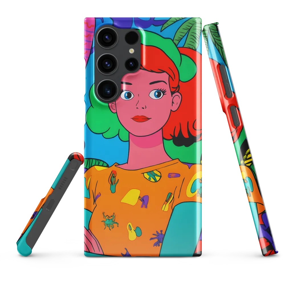 Tropical Vibes: A Playful Portrait