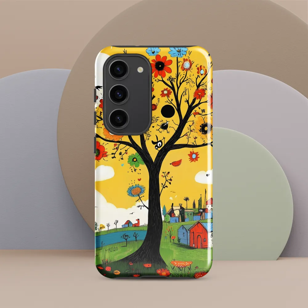 Whimsical Blooms of Life | Phone Case |  S23 | Tough Case | Glossy