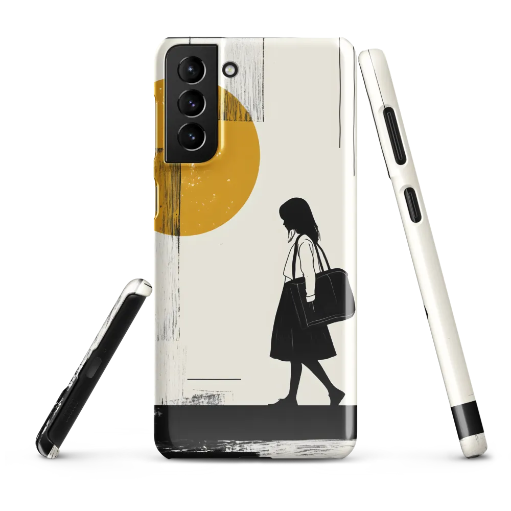 Silent Steps | Phone Case |  S21 Plus | Snap Case | Glossy