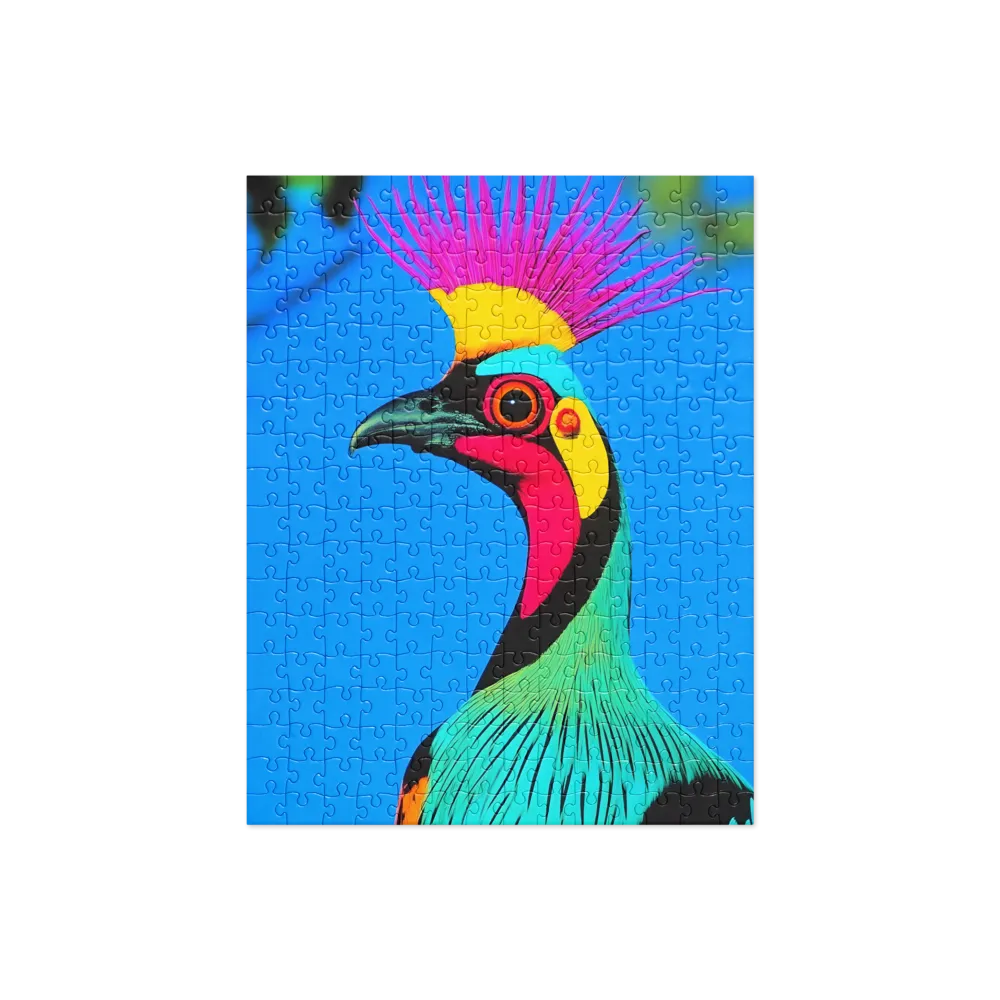 Whimsical Avian Portrait | Jigsaw Puzzle | 252 pieces