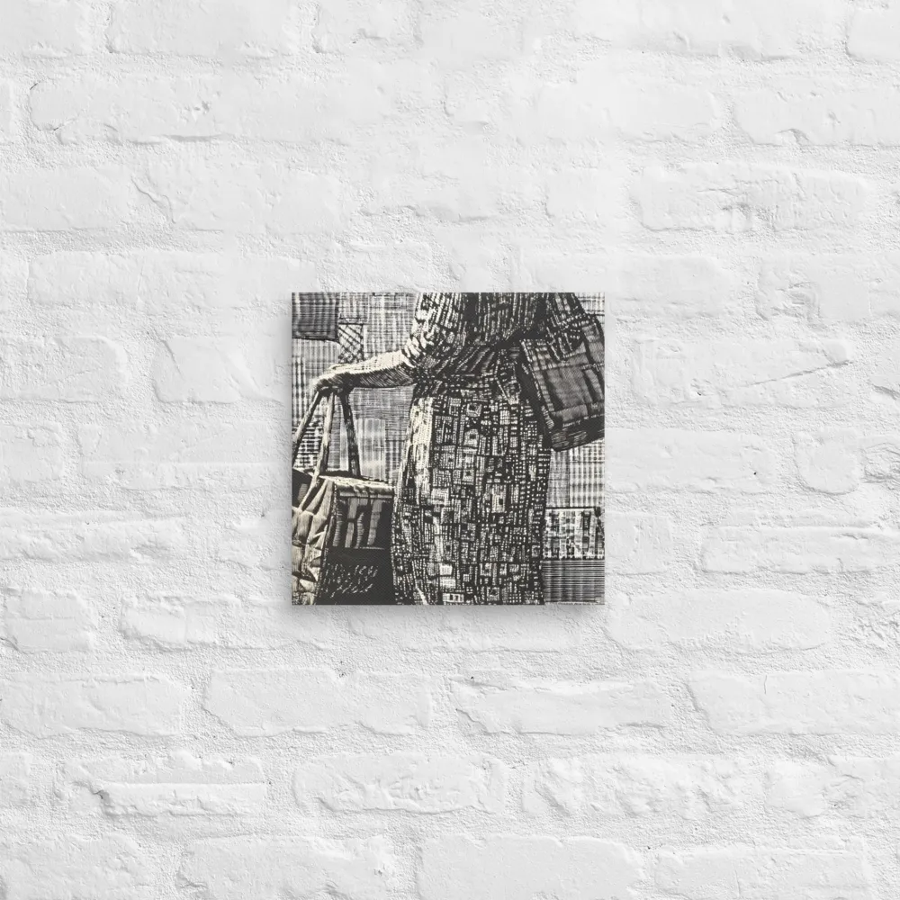 Urban Reflections: A Shopping Narrative | Canvas | 12″×12″