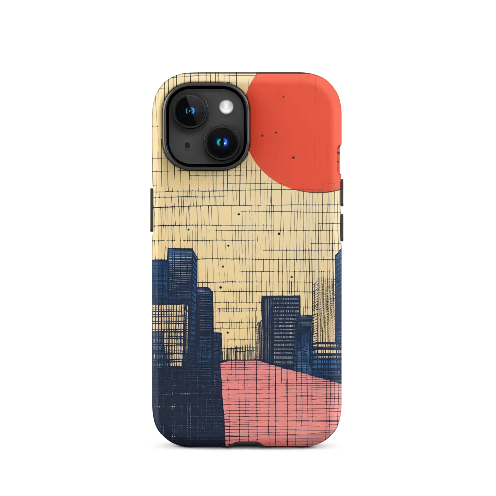 Urban Echoes: A Minimalist Cityscape