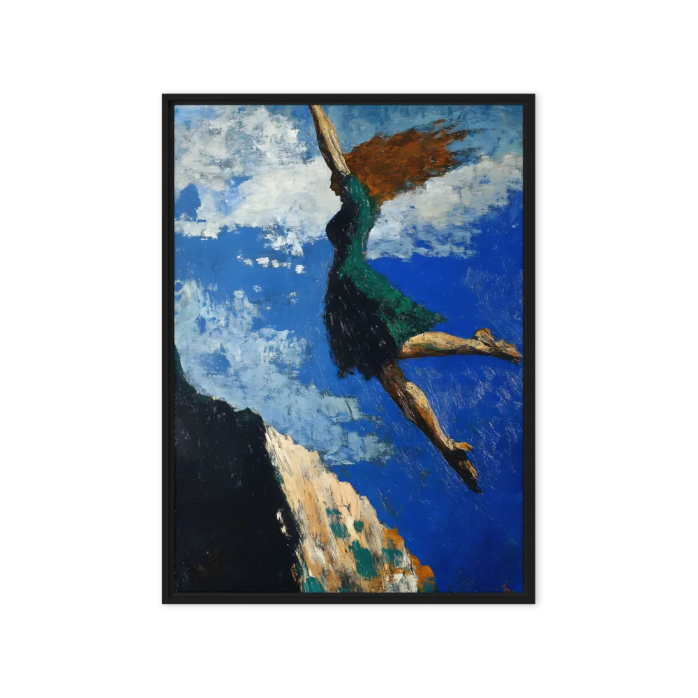 Boundless Ascent | Canvas with Black Frame | 20″×28″
