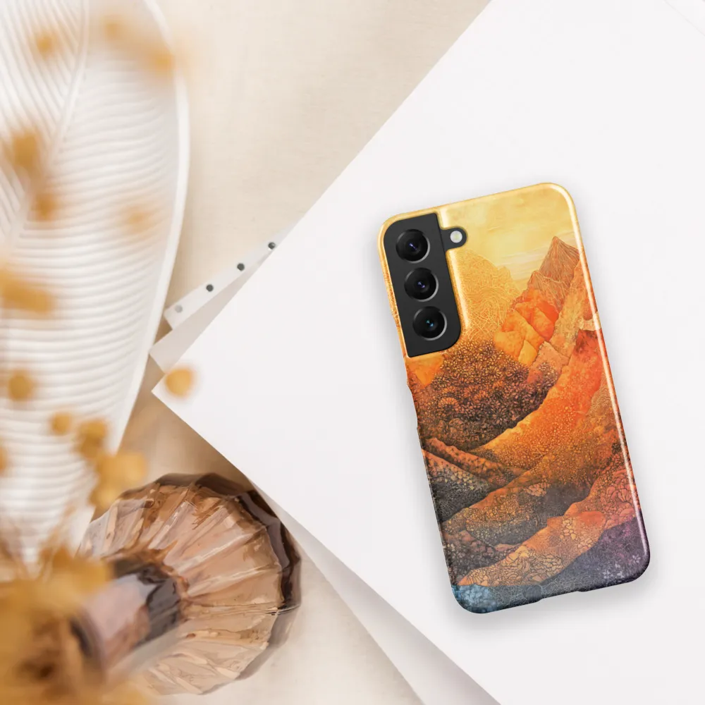 Serene Peaks of Color
