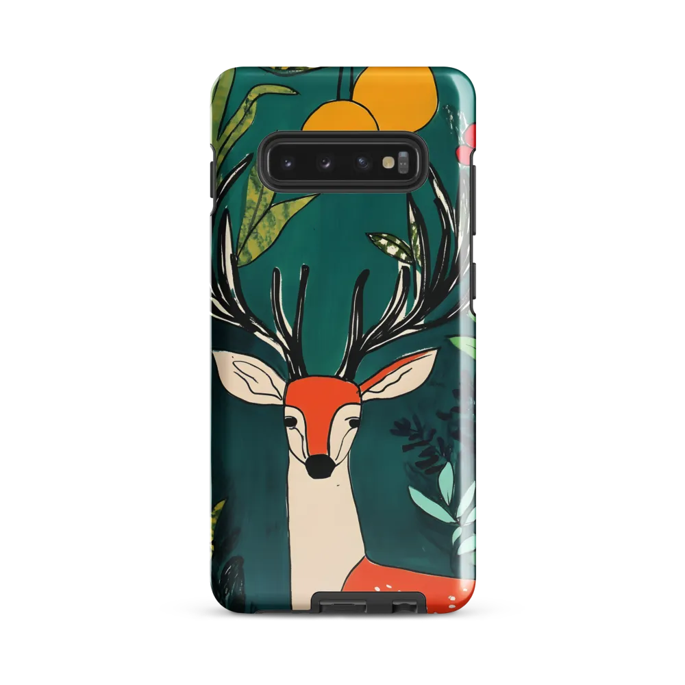 Nature's Embrace: The Majestic Deer | Phone Case |  S10 Plus | Tough Case | Glossy