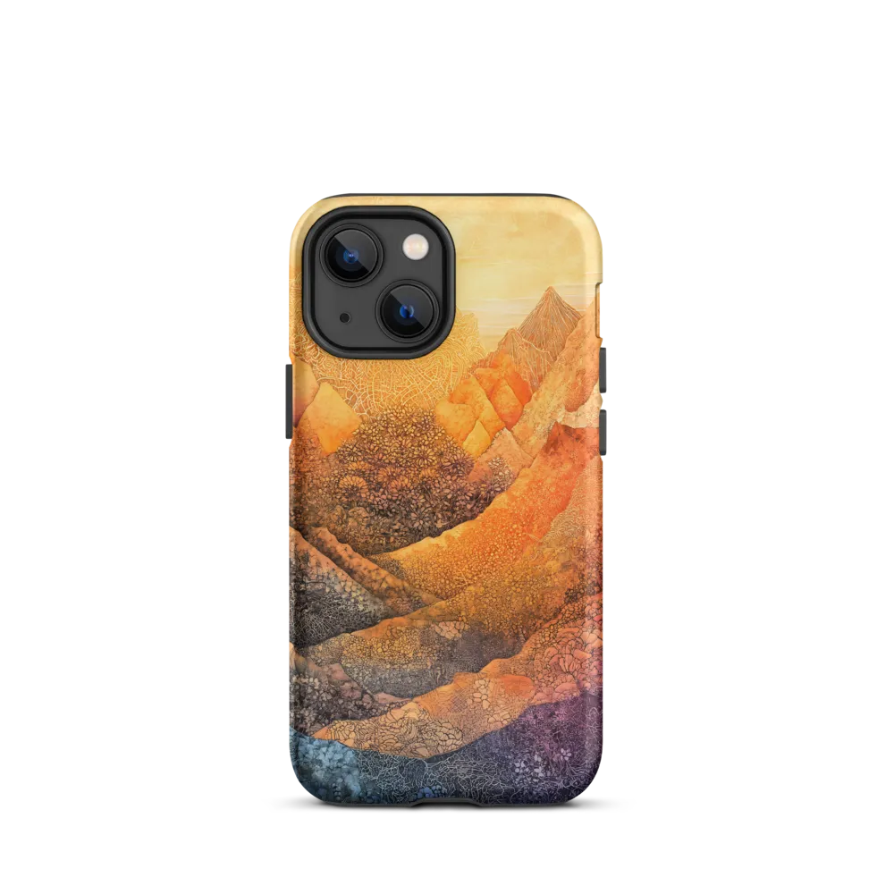 Serene Peaks of Color