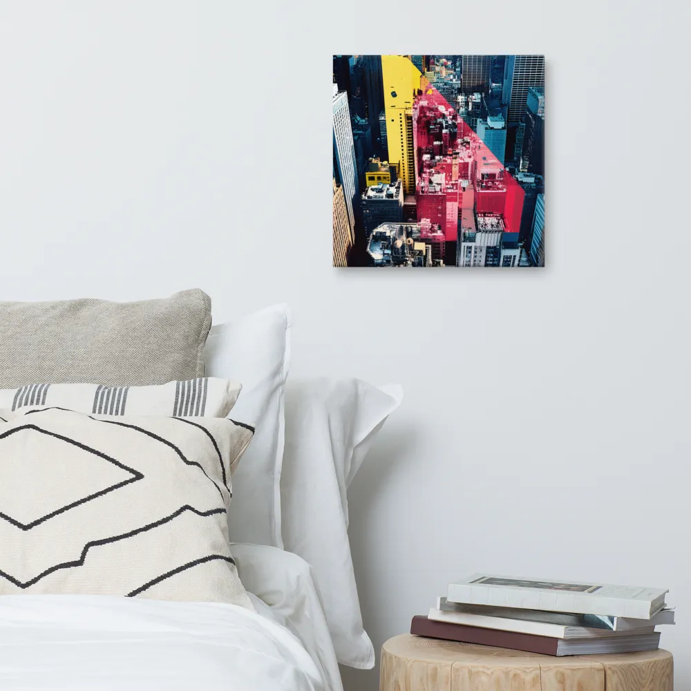 Dynamic Urban Symphony | Canvas | 16″×16″