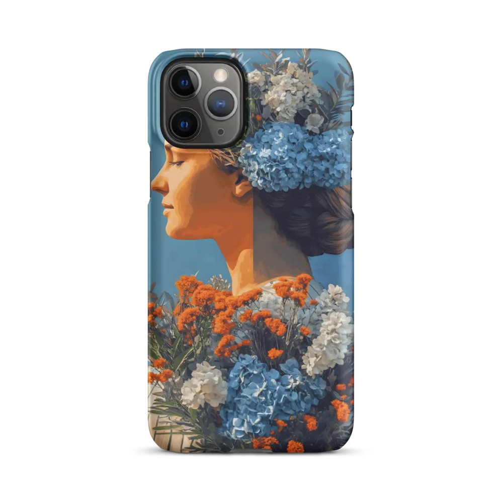 Floral Reverie: A Portrait of Serenity