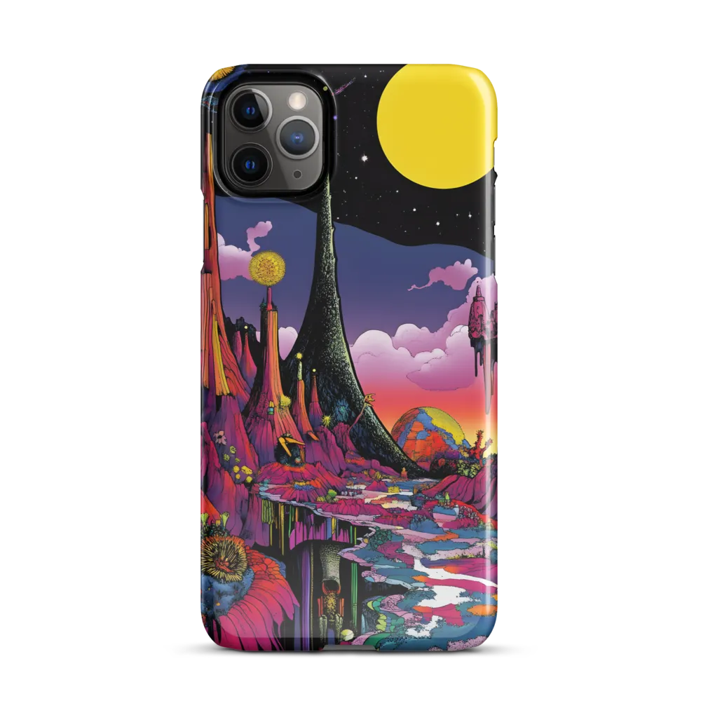 Celestial Dreams: A Journey Through an Alien Landscape | Phone Case |  11 Pro Max | Snap Case | Glossy