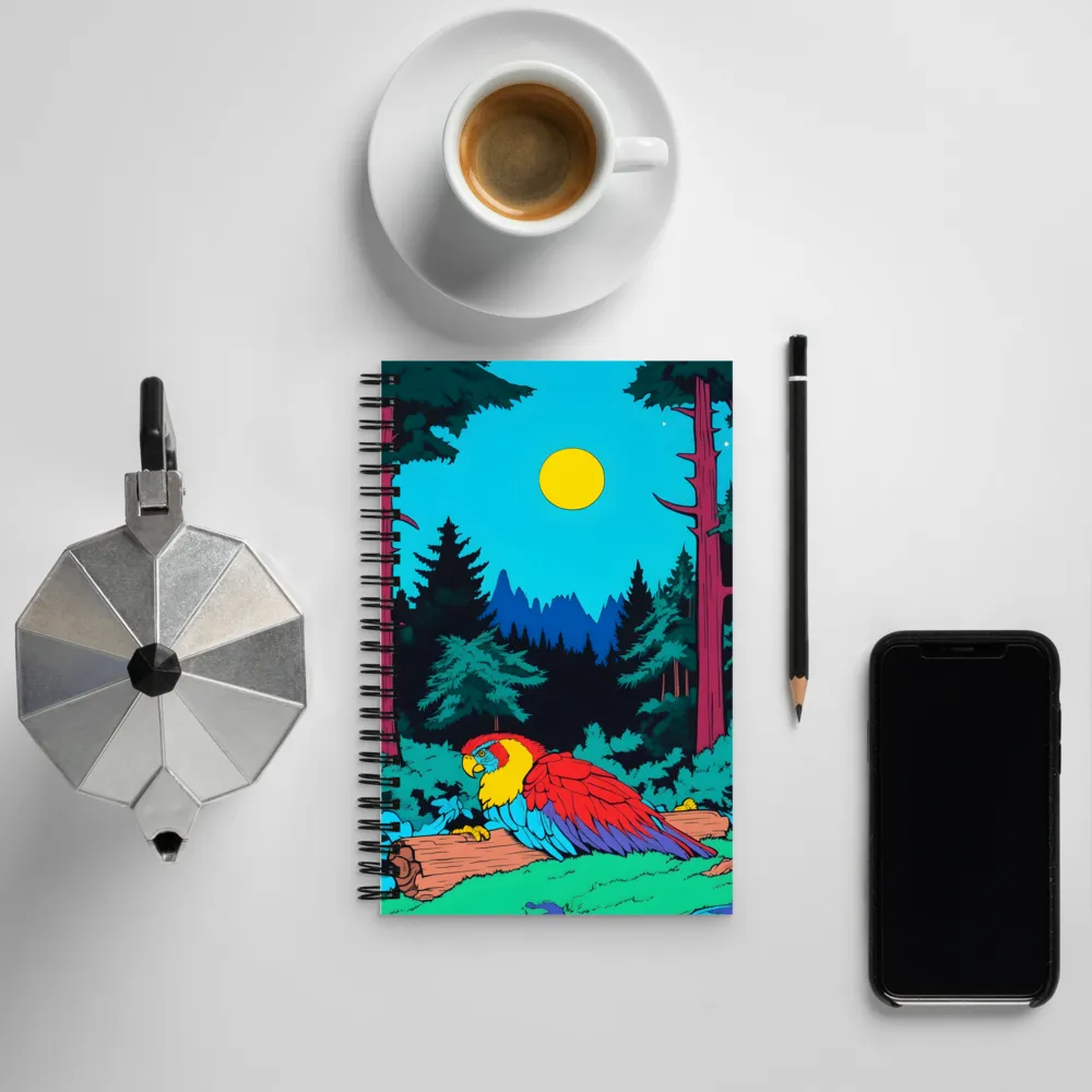 Whimsical Forest Guardian | Spiral Notebook