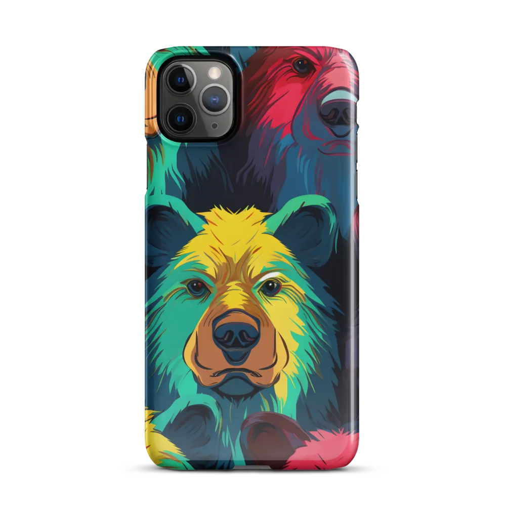 The Colorful Essence of Bears | Phone Case |  11 Pro Max | Snap Case | Glossy