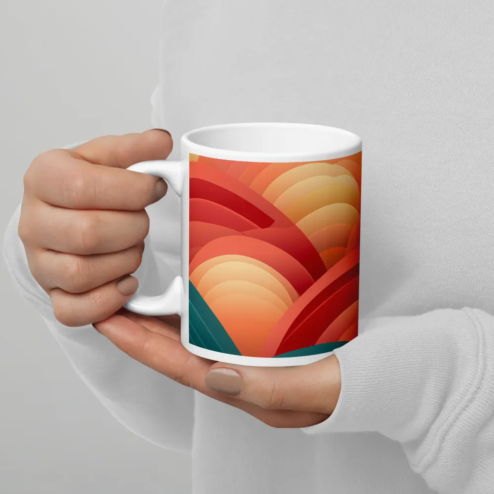 Rhythms of the Waves | Mug with White inside | 11 oz