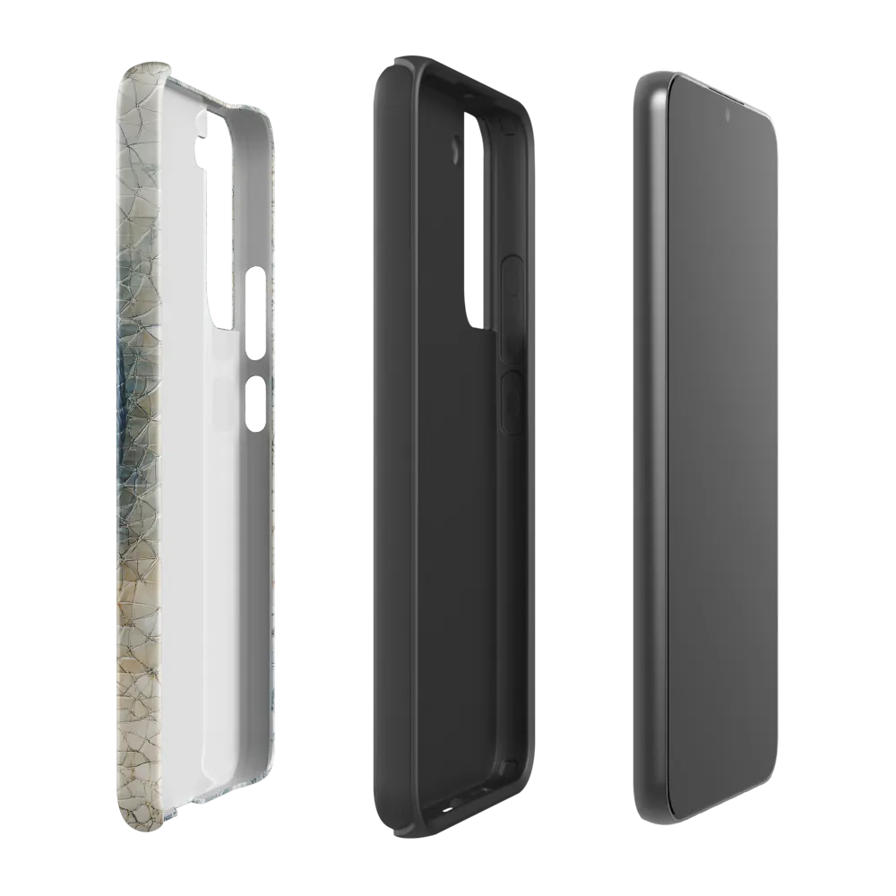 Fluid Geometry: A Dance of Patterns | Phone Case |  S22 Plus | Tough Case | Glossy