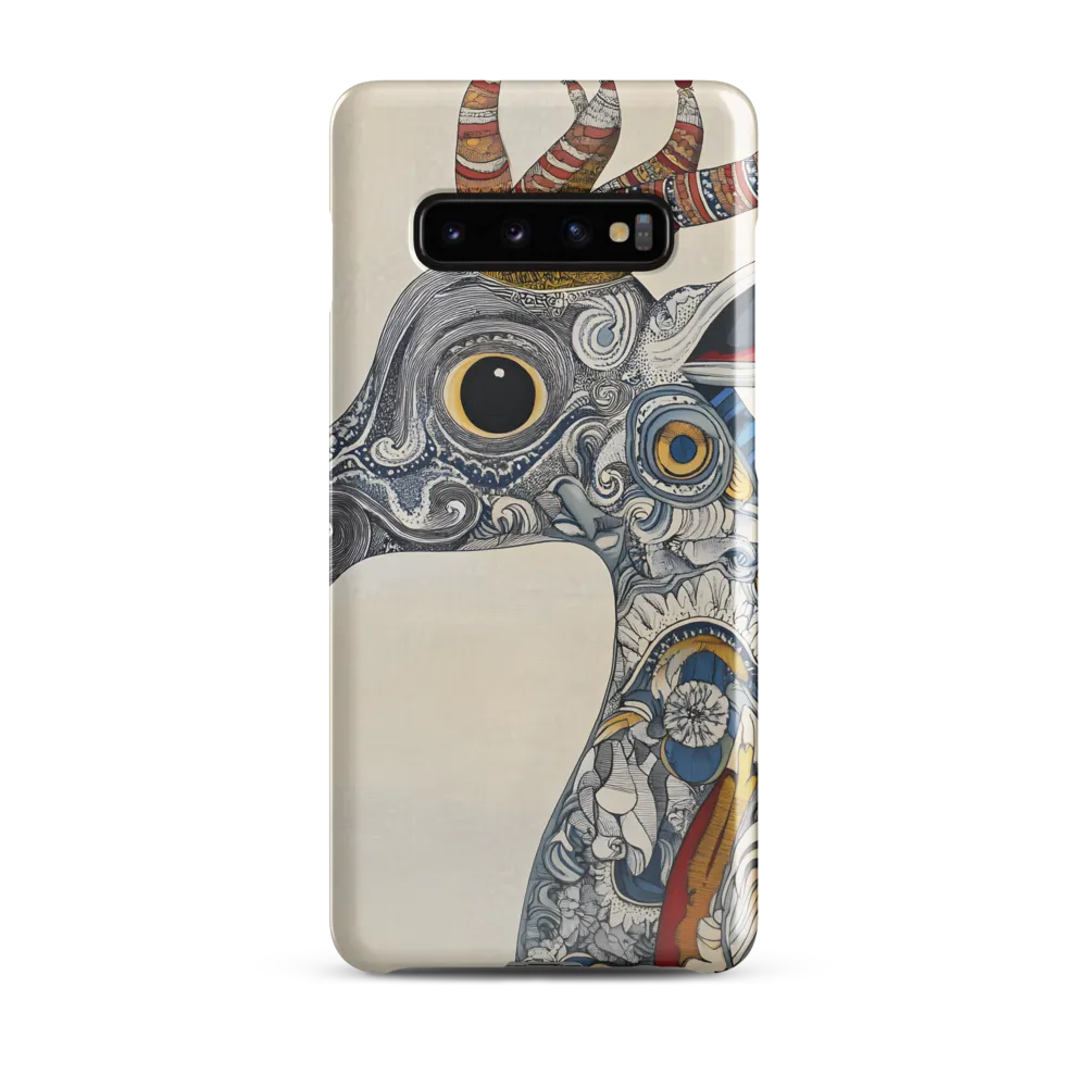 Whimsical Elegance: The Surreal Giraffe | Phone Case |  S10 Plus | Snap Case | Glossy