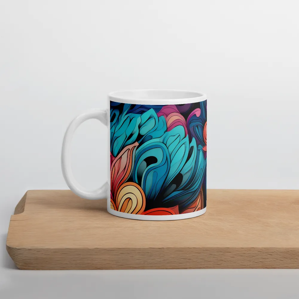 Floral Symphony | Mug with White inside | 11 oz