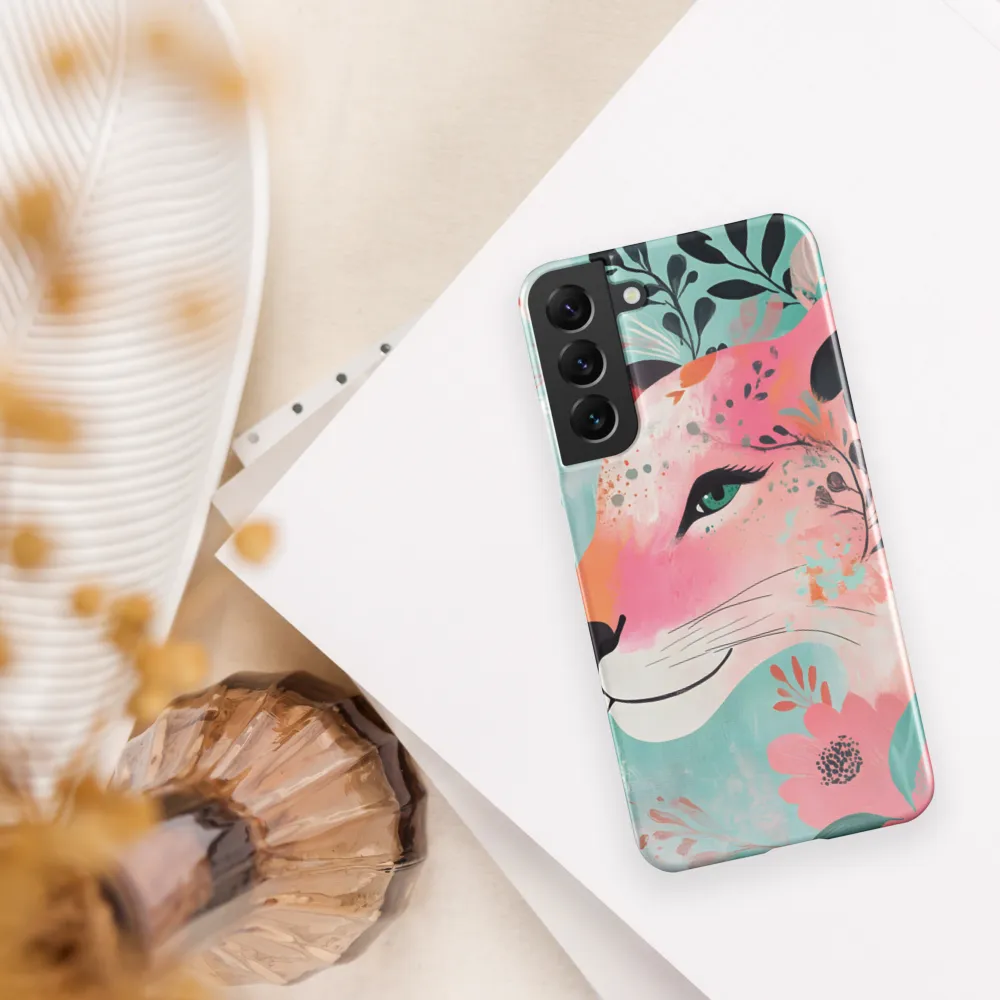 Whimsical Majesty: A Floral Lion