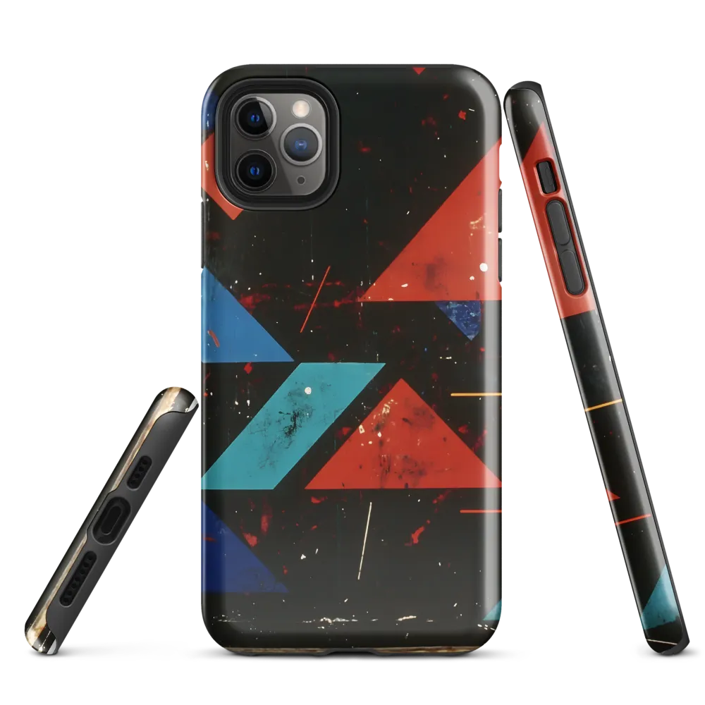 Dynamic Geometric Harmony | Phone Case |  11 Pro Max | Tough Case | Glossy