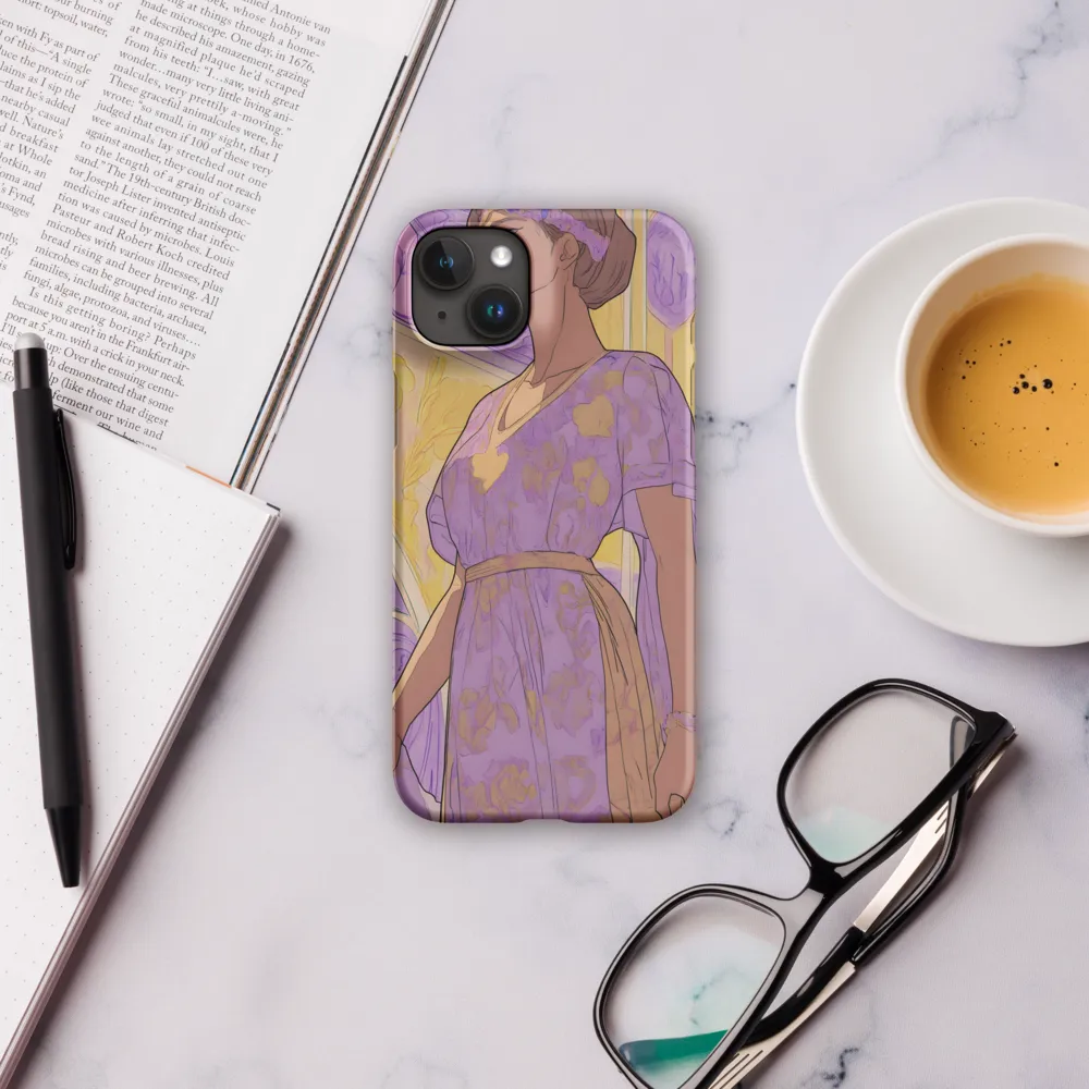 Elegance in Floral Harmony | Phone Case |  15 Plus | Snap Case | Matte
