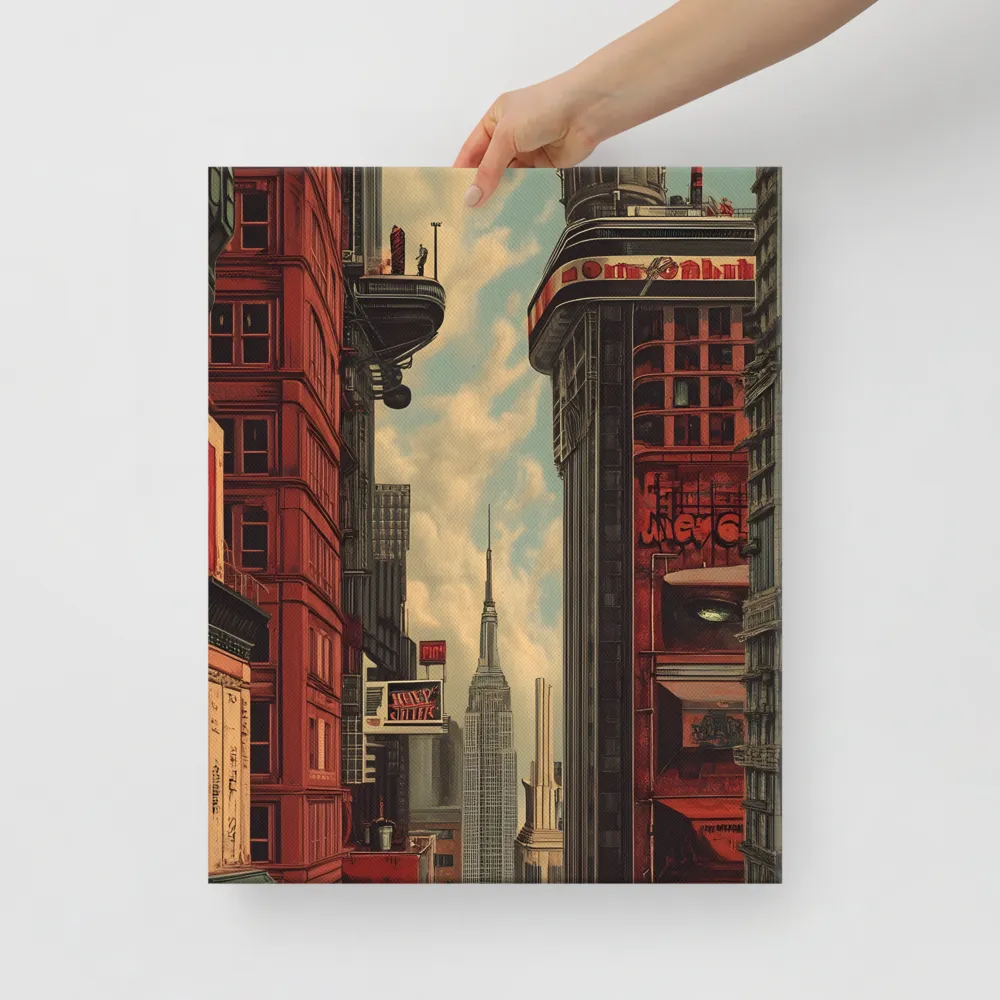 A Glimpse of Tomorrow: Urban Ambition | Canvas | 16″×20″