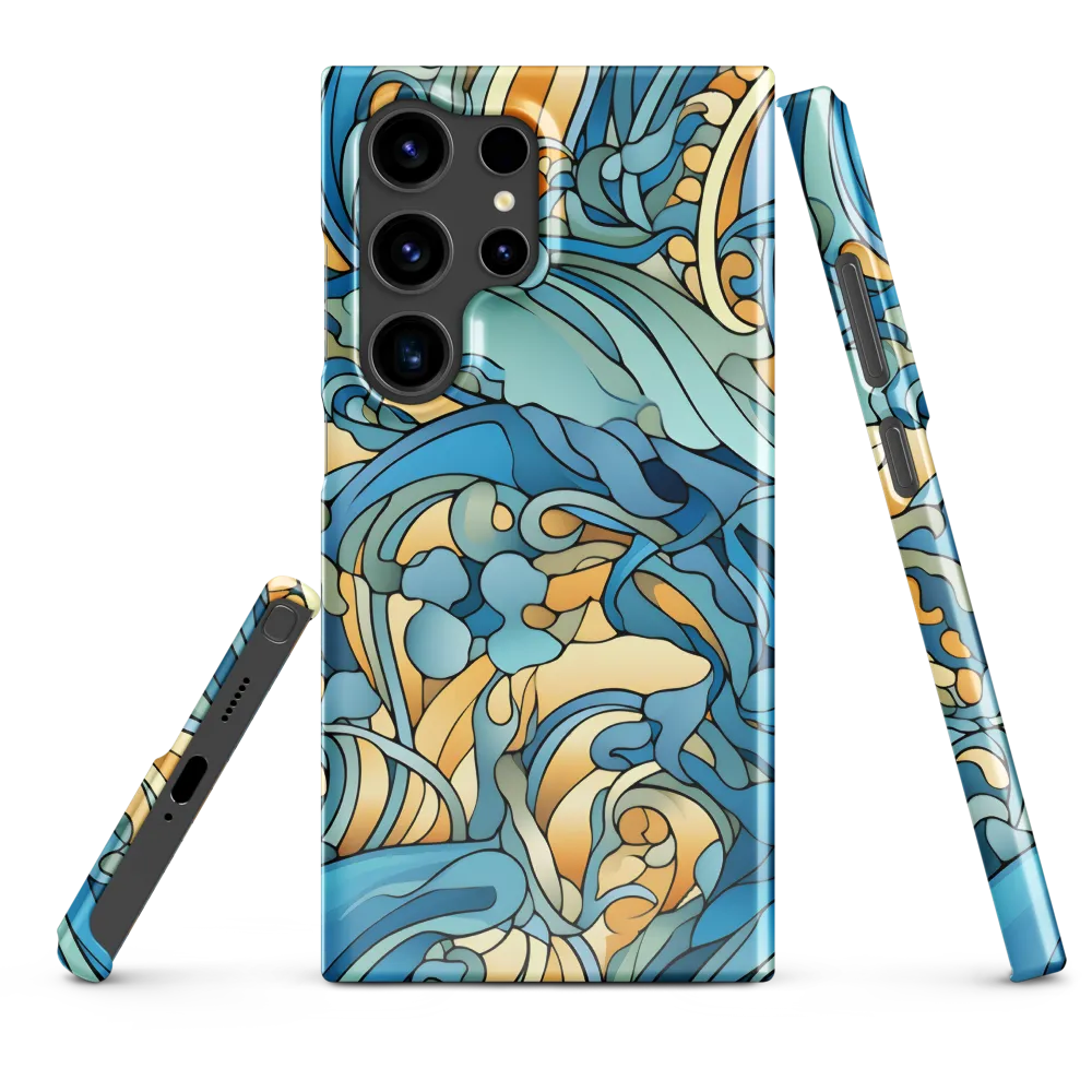 Dancing Waves of the Ocean | Phone Case |  S24 Ultra | Snap Case | Glossy