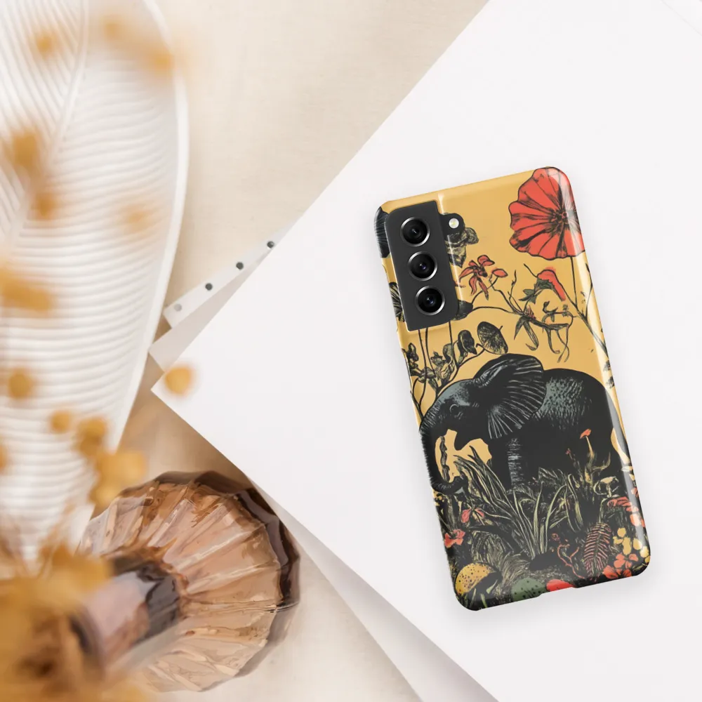 Floral Majesty: The Elephant's Sanctuary