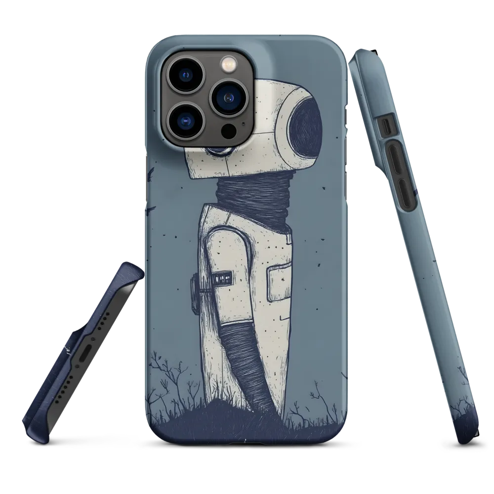 Contemplative Robot in a Barren Landscape