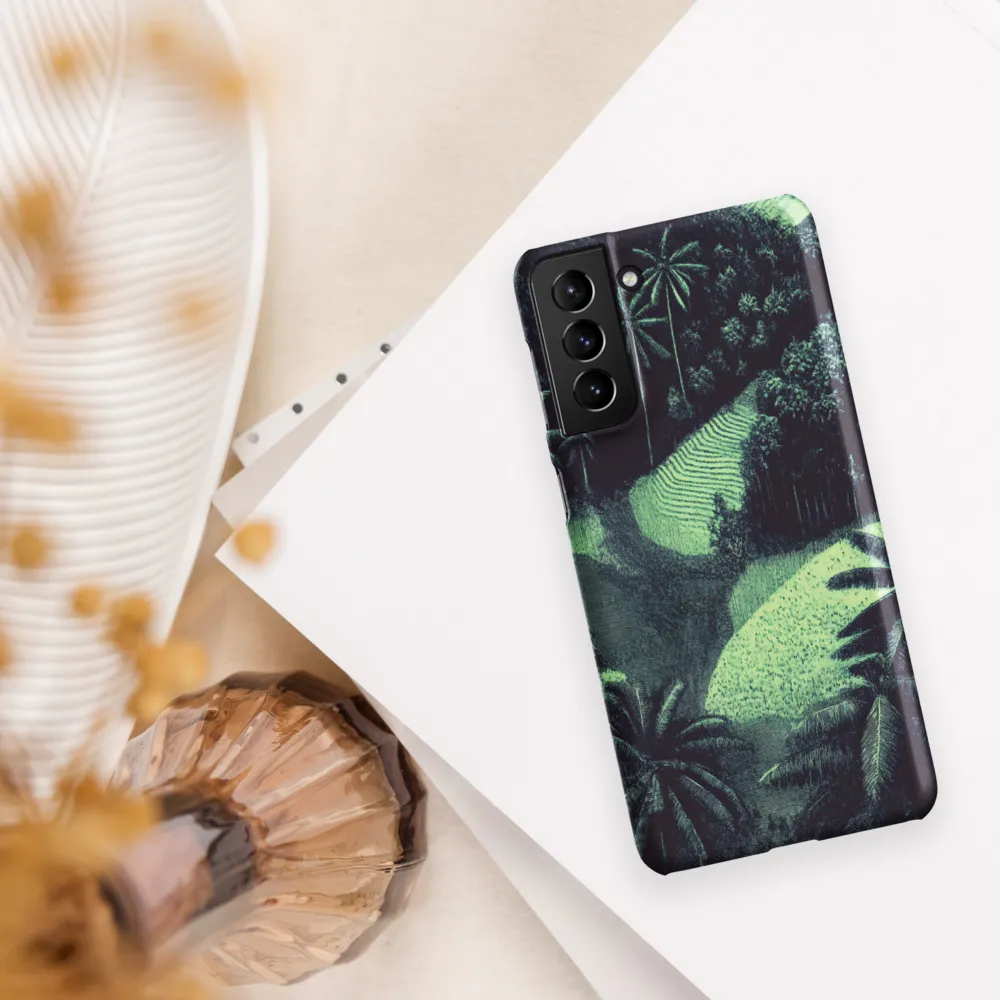 Harmony in Green: A Surreal Landscape