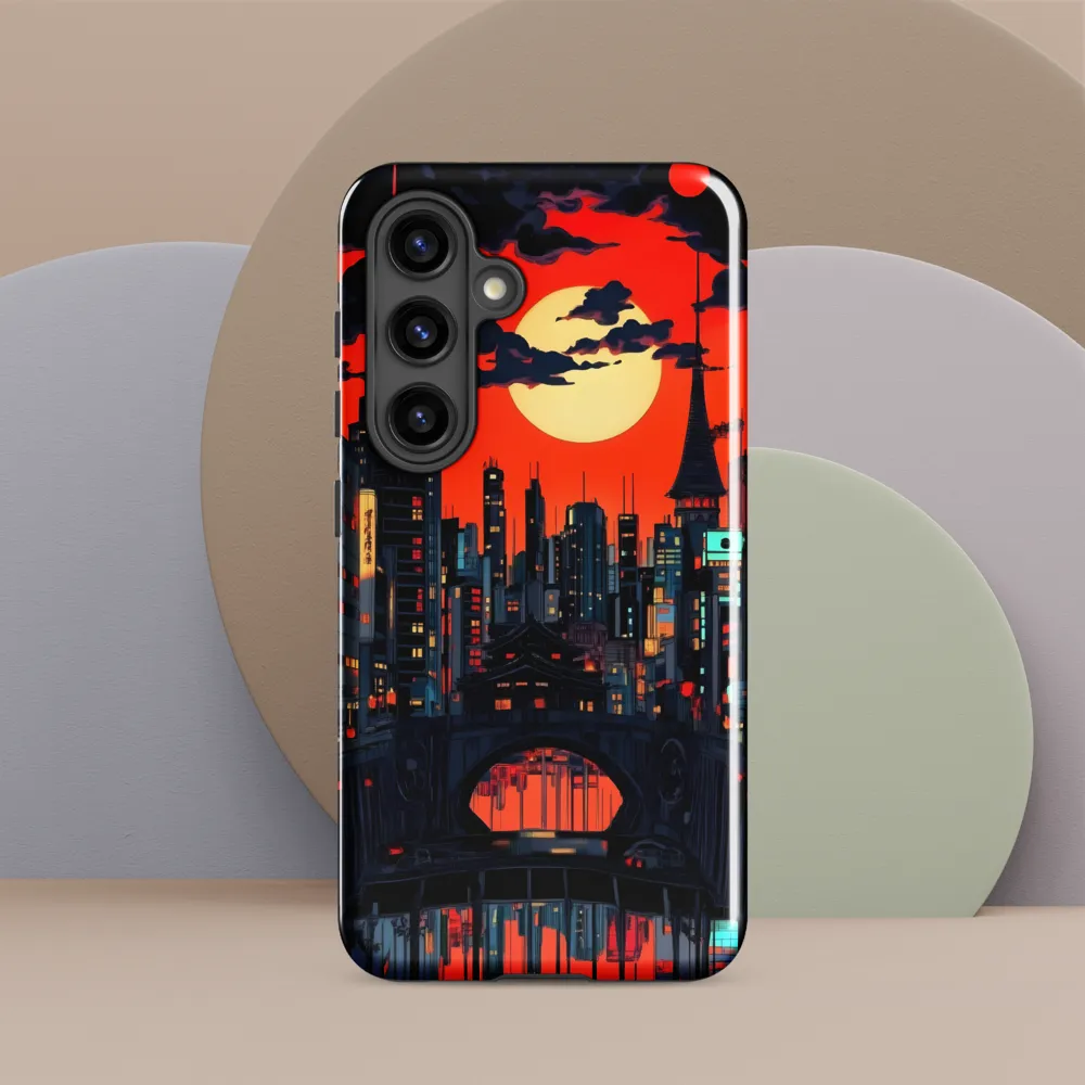 Nightfall in a Neon City