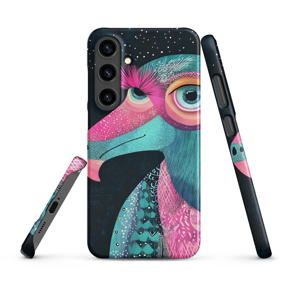 Whimsical Vulture: A Dance of Colors