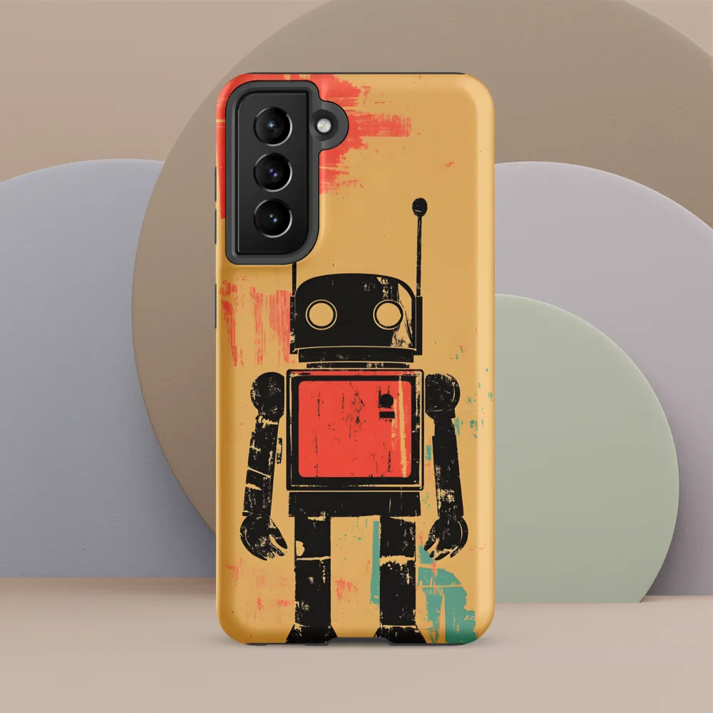 The Retro Robot | Phone Case |  S21 FE | Tough Case | Matte