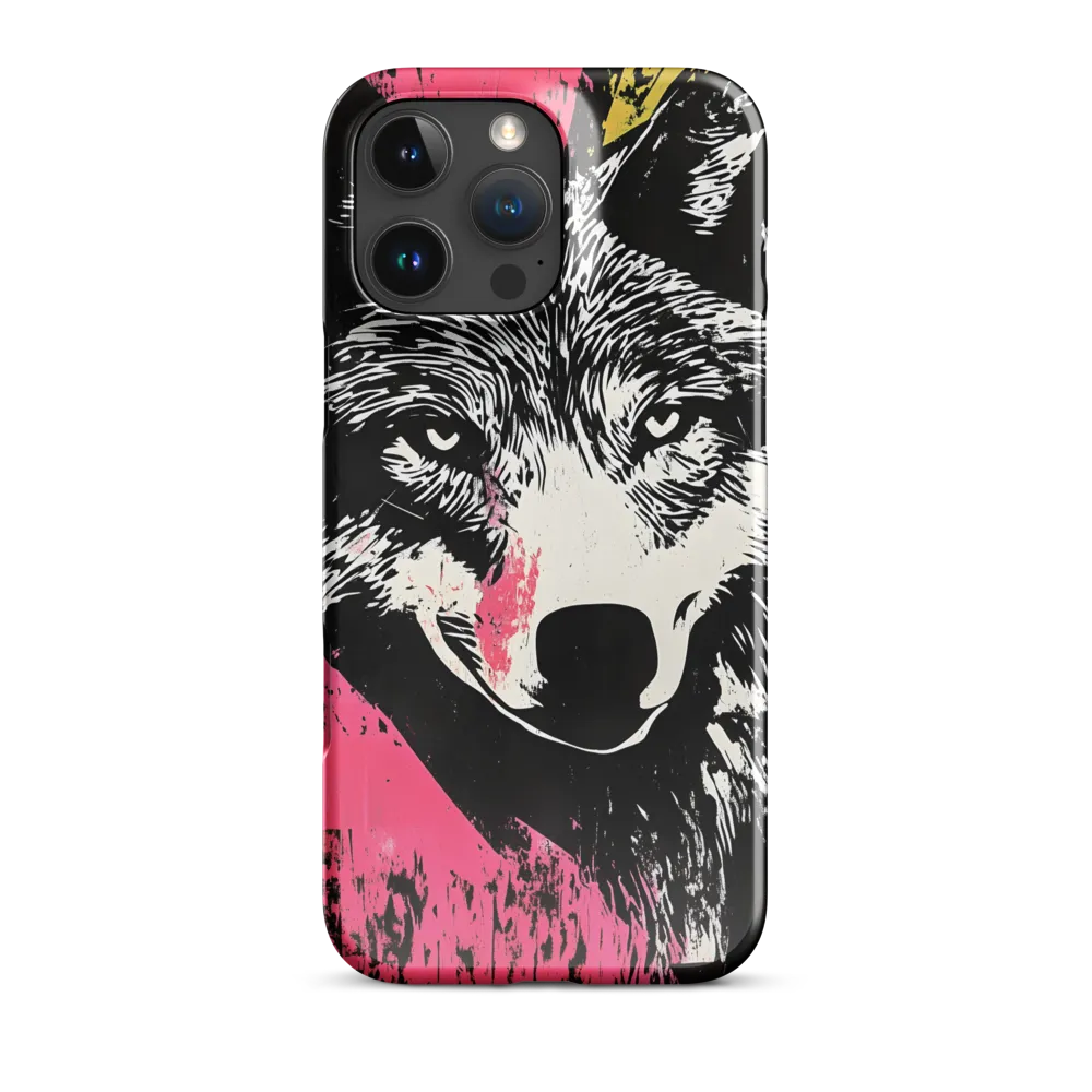 Intense Gaze of the Wolf