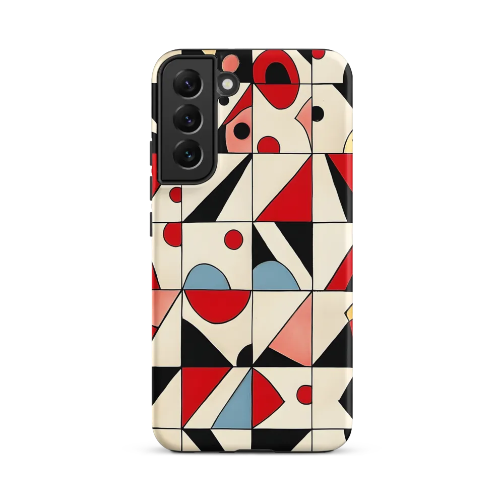 Dynamic Geometric Harmony | Phone Case |  S22 Plus | Tough Case | Matte