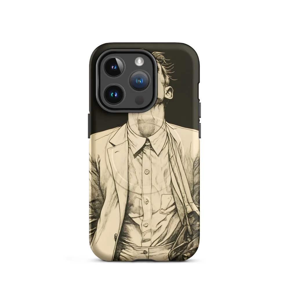 Desperate Gaze | Phone Case |  14 Pro | MagSafe® Tough Case | Matte