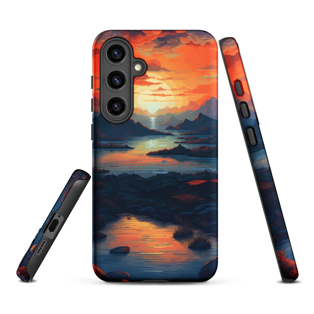 Ethereal Evening: A Digital Dusk