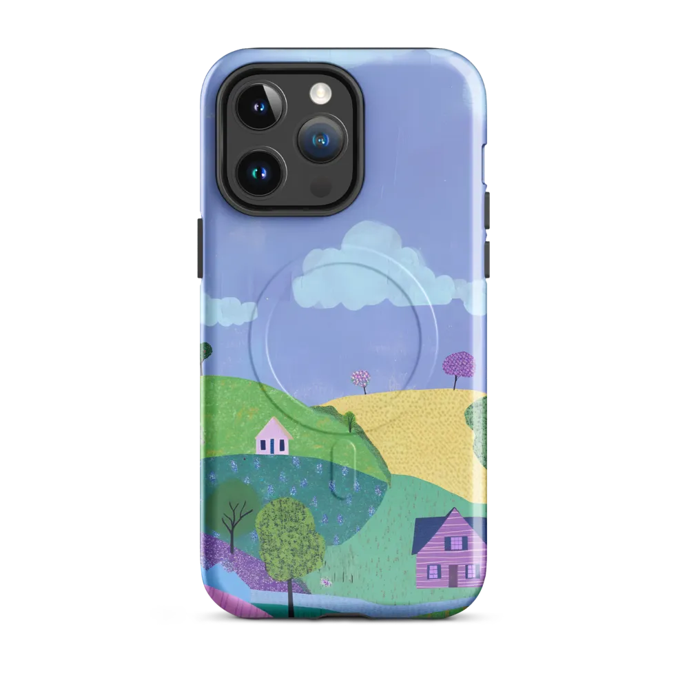 Whimsical Hills and Quaint Homes | Phone Case |  14 Pro Max | MagSafe® Tough Case | Glossy