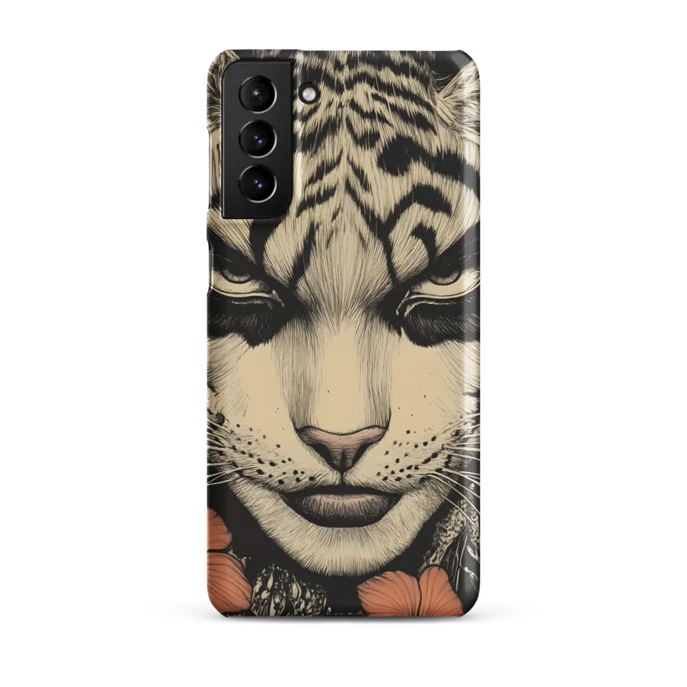 Feline Majesty: The Human-Leopard Connection | Phone Case |  S21 Plus | Snap Case | Matte