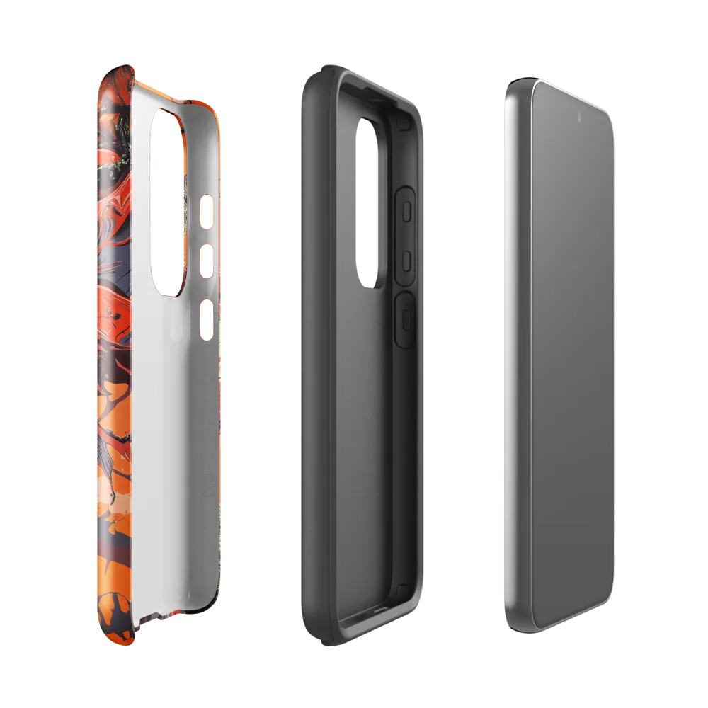 Life in Motion: An Abstract Tree | Phone Case |  S23 | Tough Case | Glossy