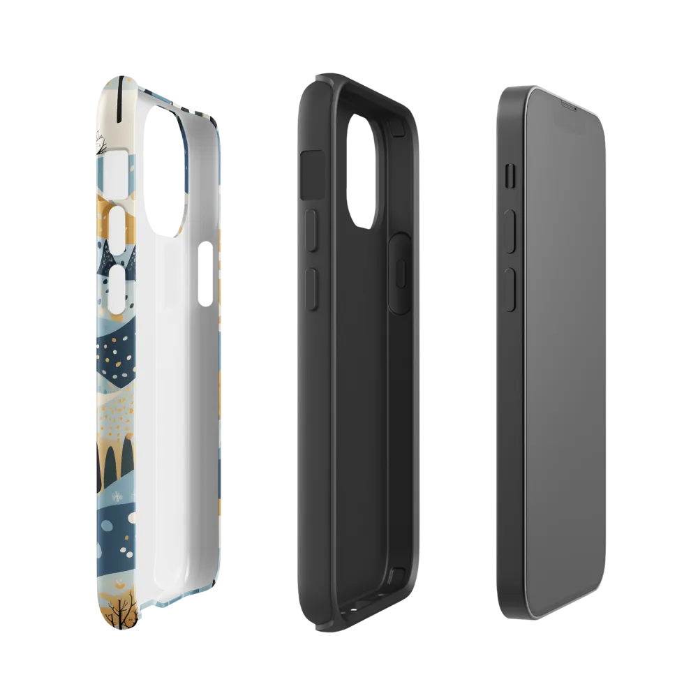 Whispers of a Playful Landscape | Phone Case |  13 mini | Tough Case | Glossy