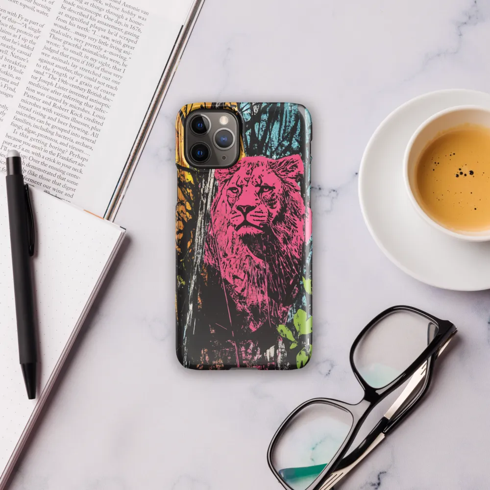 Fierce Vibrance: The Pink Lion