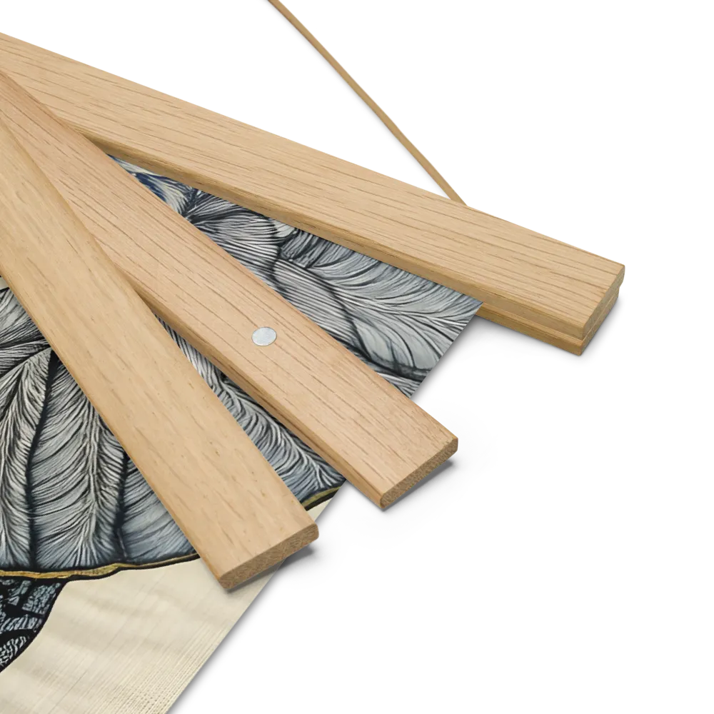 Majesty of the Elephant | Poster With Oak Wood Hanger | 14″×14″