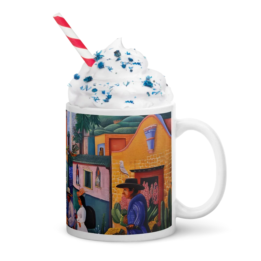 A Mosaic Journey Through Colorful Landscapes | Mugs | Multiple Sizes & Colors