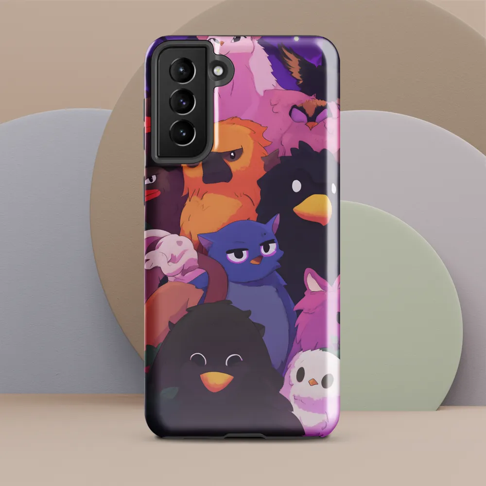 Whimsical Avian Gathering