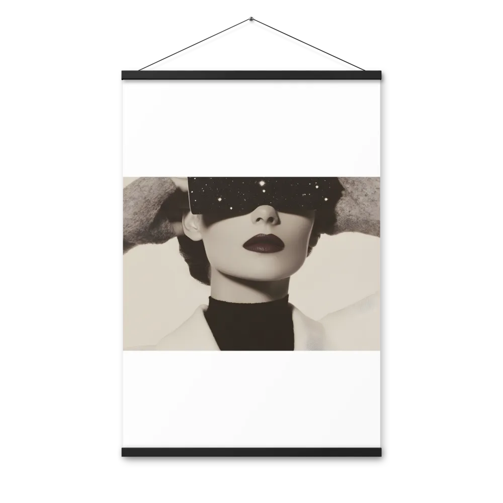 Celestial Elegance | Poster With Black Wood Hanger | 24″×36″