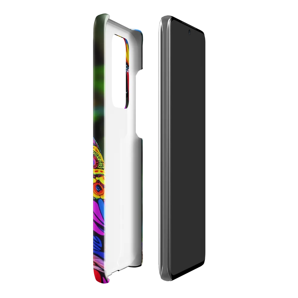 Vibrant Psychedelic Parrot | Phone Case |  S20 Ultra | Snap Case | Glossy